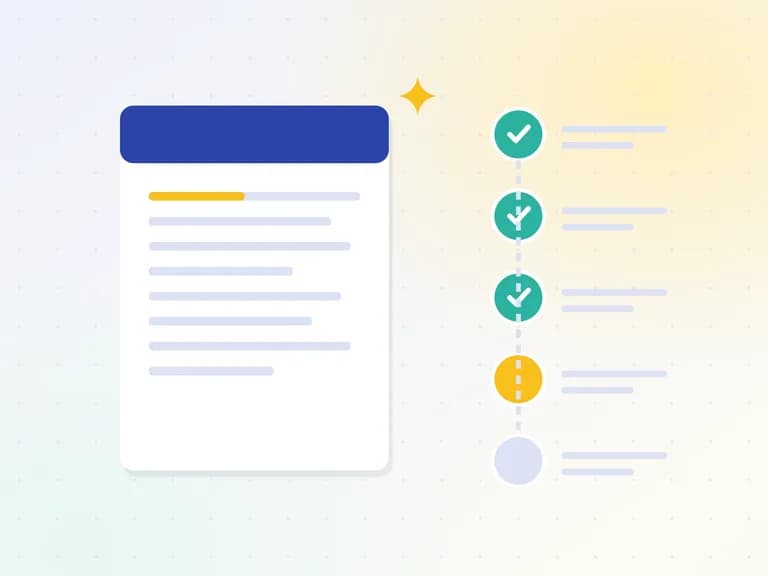 Document and steps validated one by one